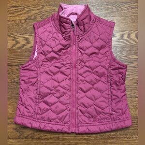 L.L. Bean Raspberry Quilted Vest